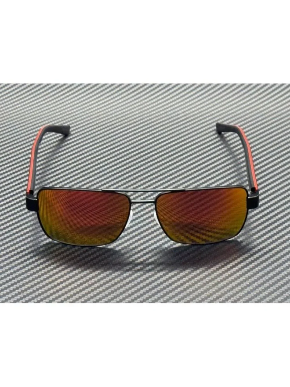 New Ferrari Men Black Matte Sunglasses 59-16-145